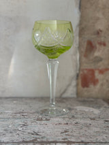 Bøhmisk krystal vinglas – Lime