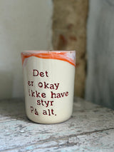 Kop ~ Det er okay ikke have styr på alt.