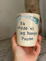 Kop ~ så sagde vi jeg havde pause