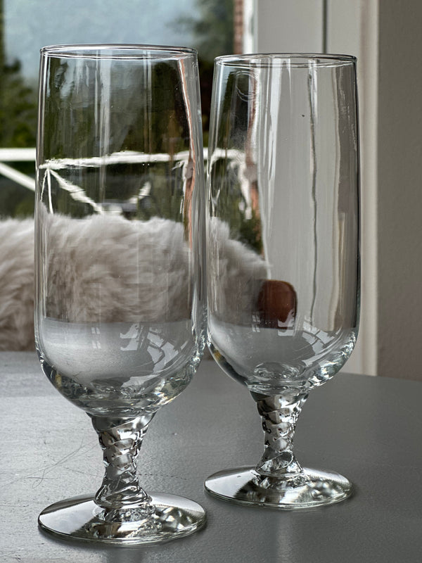 Ølglas m. Snoet fod