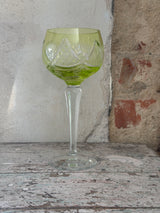 Bøhmisk krystal vinglas – Lime