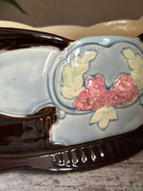 Overdådig vintage majolica jardiniere