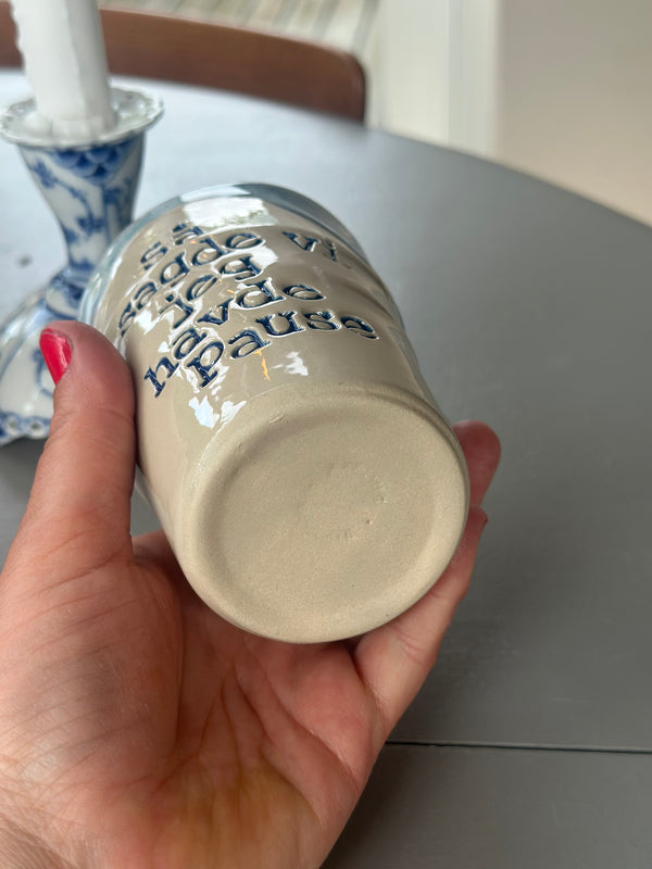 Kop ~ så sagde vi jeg havde pause