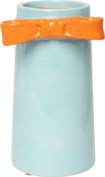 Vase med sløjfe