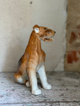 Figur ~ Russisk porcelænsfigur – Airedale Terrier