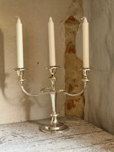 Smuk vintage 3-armet lysestage