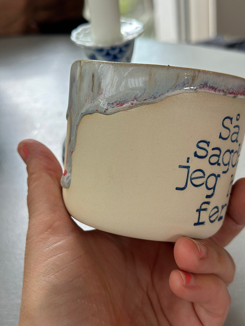 Kop ~ så sagde vi jeg havde ferie