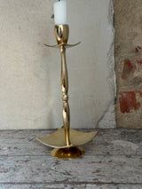 Messing lysestage ~ 23,5 cm