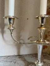 Smuk vintage 3-armet lysestage