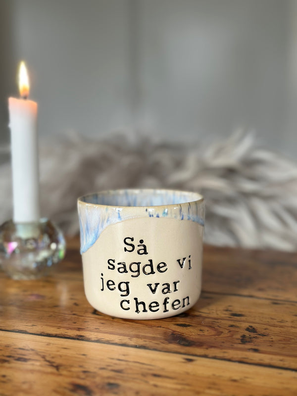 Kop ~ Så sagde vi jeg var chefen.