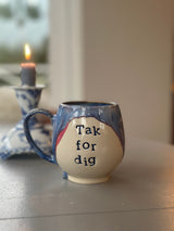 Kop med hank  ~ Tak for dig