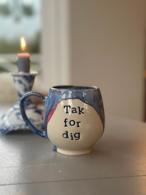 Kop med hank  ~ Tak for dig