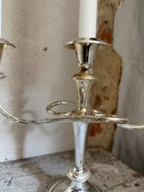Smuk vintage 3-armet lysestage