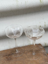 Krystal champagne glas