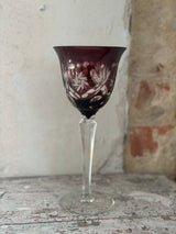Bøhmisk krystal vinglas ~ Bordeaux