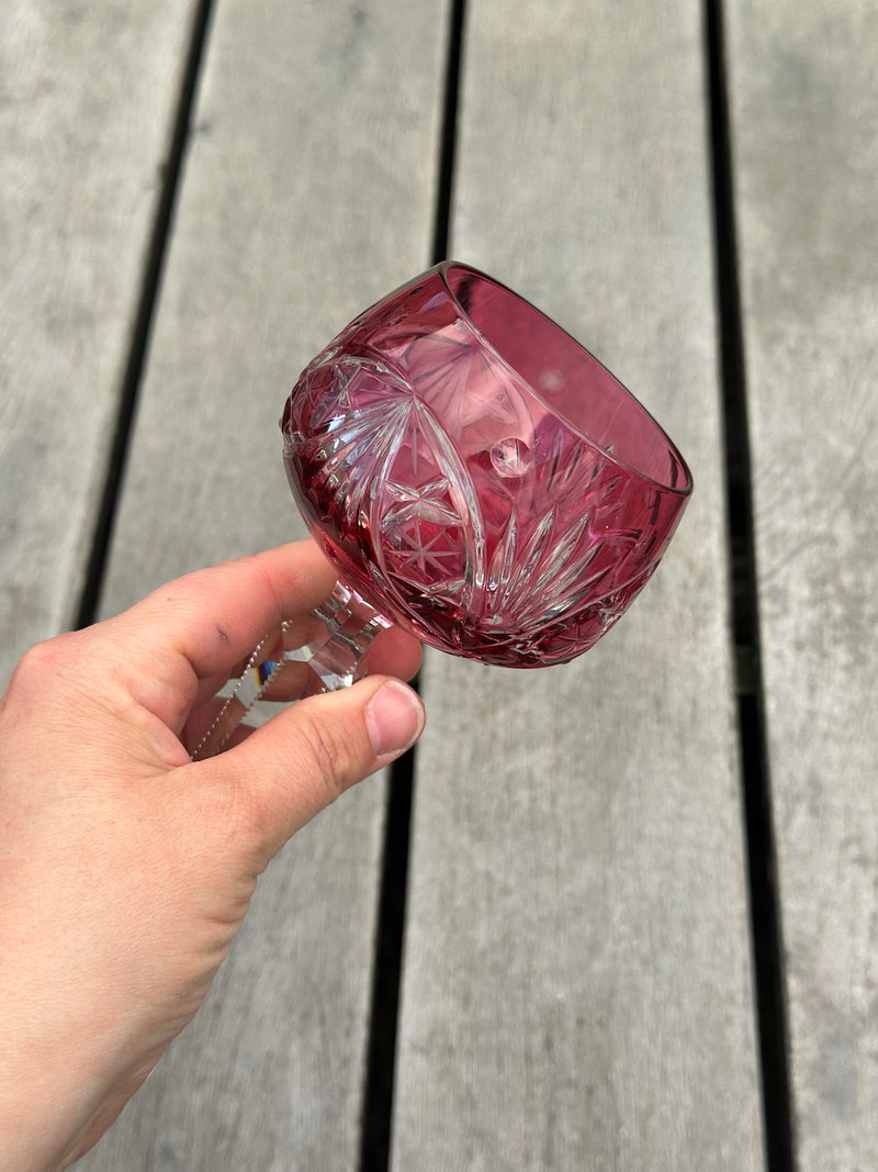 bøhmiske krystal vinglas