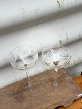 Krystal champagne glas