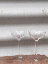 Krystal champagne glas