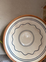 Lerskål ~ stor ~ 34 cm