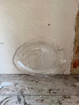 Fisketallerken ~ Klart glas.