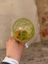 Bøhmisk krystal vinglas – Lime