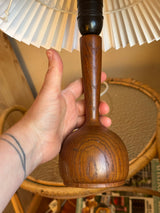 Lampefod ~ Teak træ.
