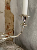 Smuk vintage 3-armet lysestage