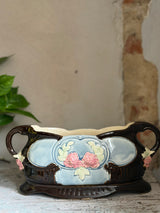 Overdådig vintage majolica jardiniere