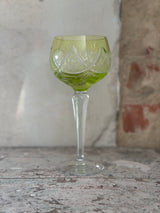 Bøhmisk krystal vinglas – Lime