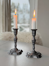 klassisk retro lysestage i tin