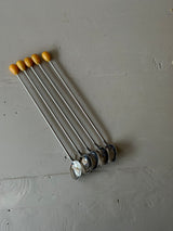 Vintage cocktailskeer – sæt med 5