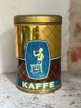 Vintage kaffedåse – unik købmandsreklame