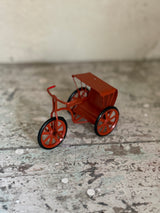 Sjælden retro ladcykel / Rickshaw i metal