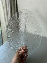 Smukt vintage glasfad