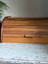 Brødkasse | Mørklakeret acacie træ