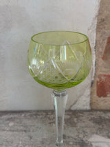 Bøhmisk krystal vinglas – Lime
