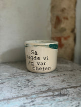 Kop ~ Så sagde vi jeg var chefen