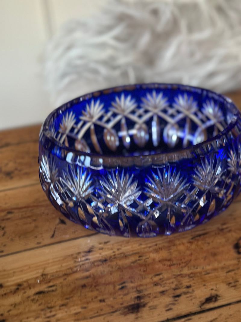 Krystal skål