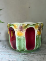 Vintage Majolica urtepotte