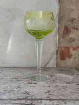 Bøhmisk krystal vinglas – Lime