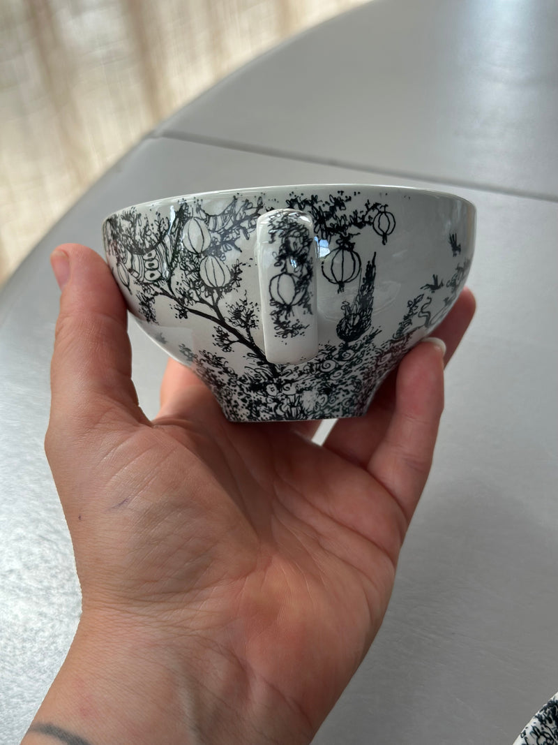 Kaffekop med underkop