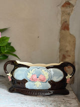 Overdådig vintage majolica jardiniere