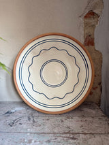 Lerskål ~ stor ~ 34 cm