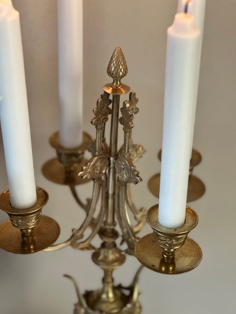 Lysestage ~ 4 kronelys