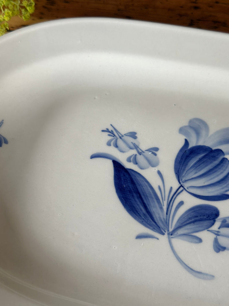 Stort fad ~ Fattigmands Blå Blomst