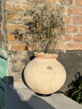 Lerkrukke på jernring