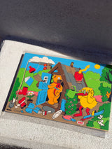 Puslespil ~ bamse og kylling
