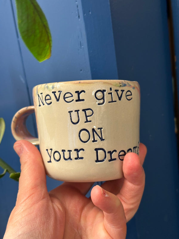 Kop ~ never give up om your dreams