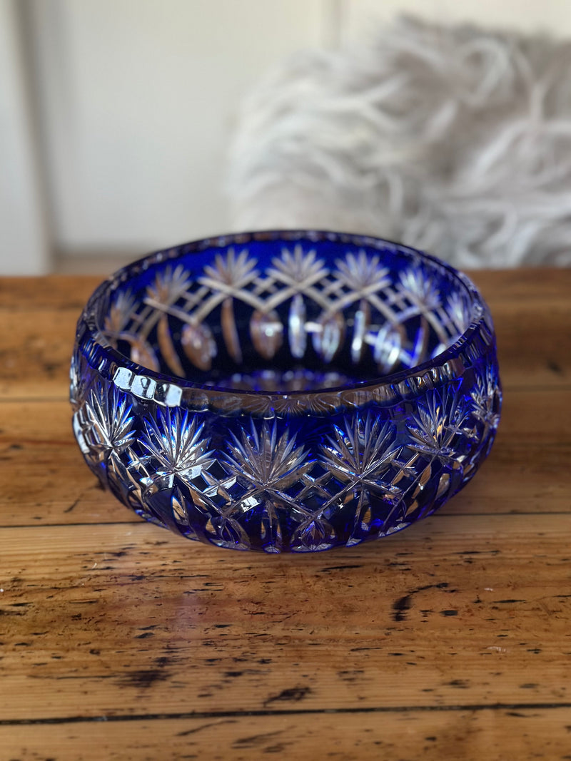 Krystal skål