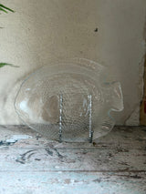 Fisketallerken ~ Klart glas.